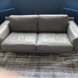 Sofa rock bobois in gray leather