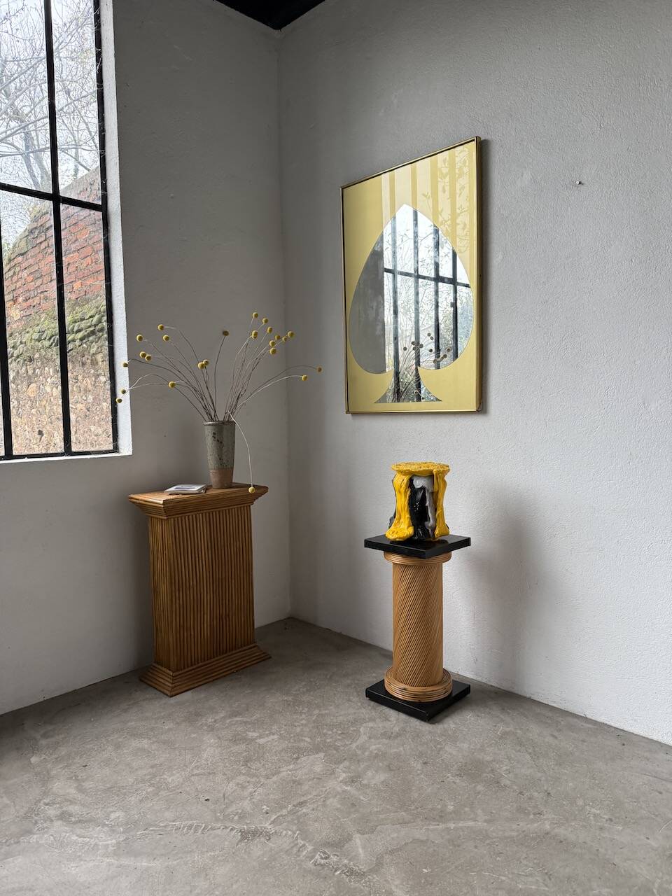 Resin fish sculpture