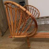 Rattan bed