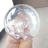 Former cut, engraved crystal water glass, Rogaska Gallia, Slovenia