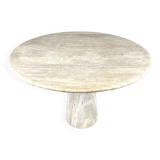 Travertine dining table, 1970s