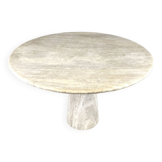 Travertine dining table, 1970s