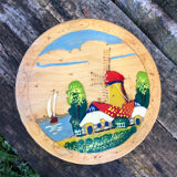 Decorated children's stool