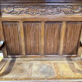 Antique walnut safe - Early 20th century