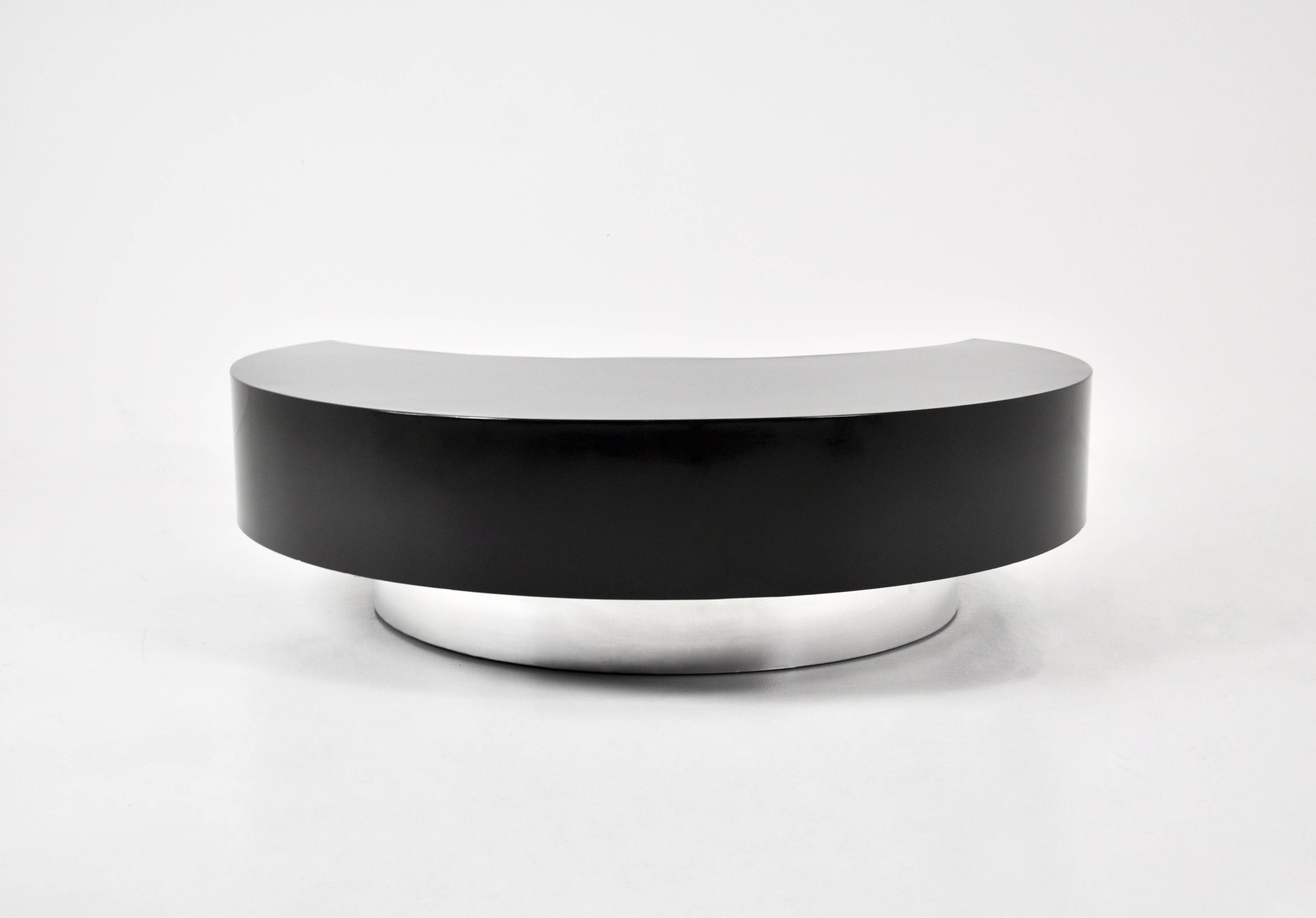 Table basse « TGR » de Willy Rizzo, 1970s