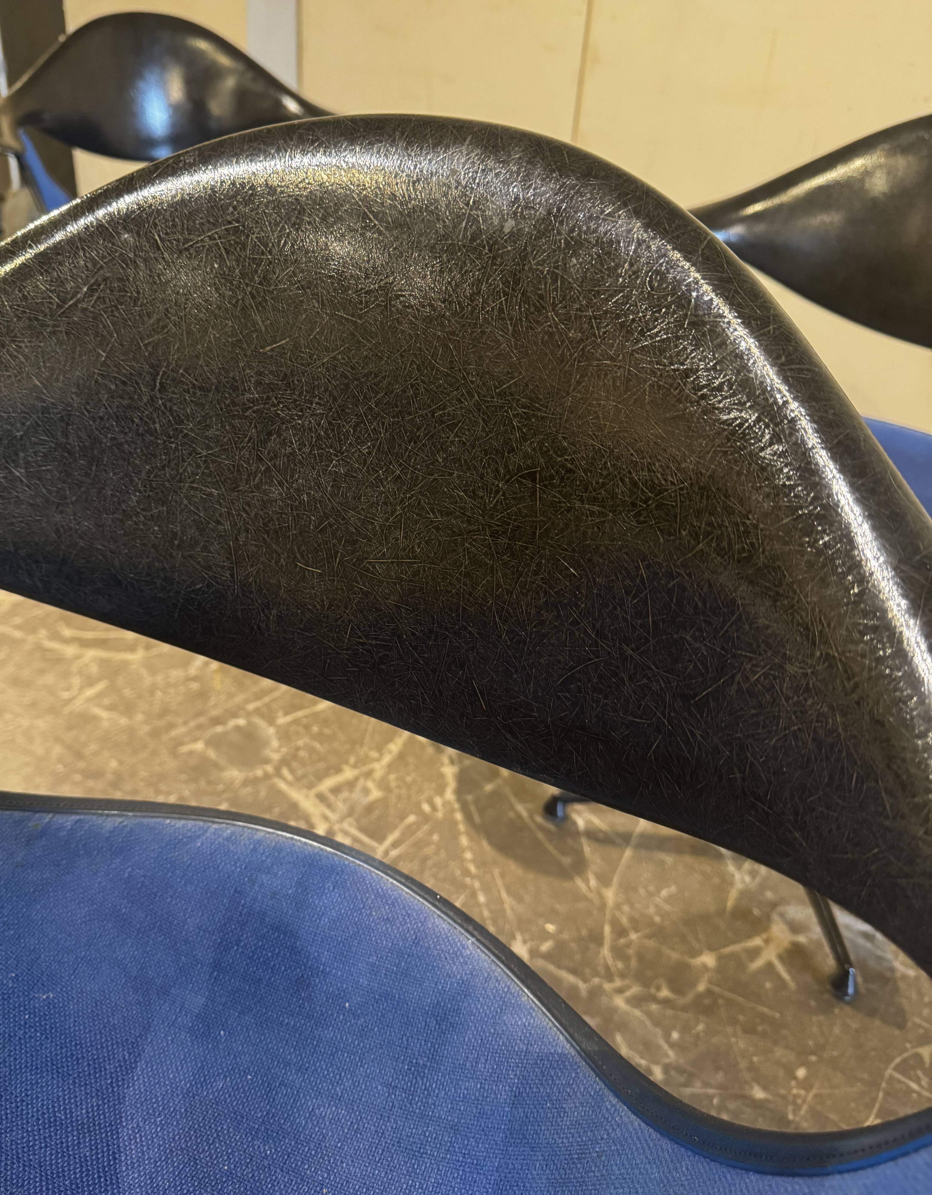 Exceptional series of 6 DAF armchairs.