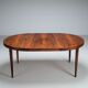 Kai Kristiansen dining table in rosewood Villy Schou Andersen Denmark 1960