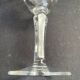 6 glasses with white wine crystal blown and cut xxth