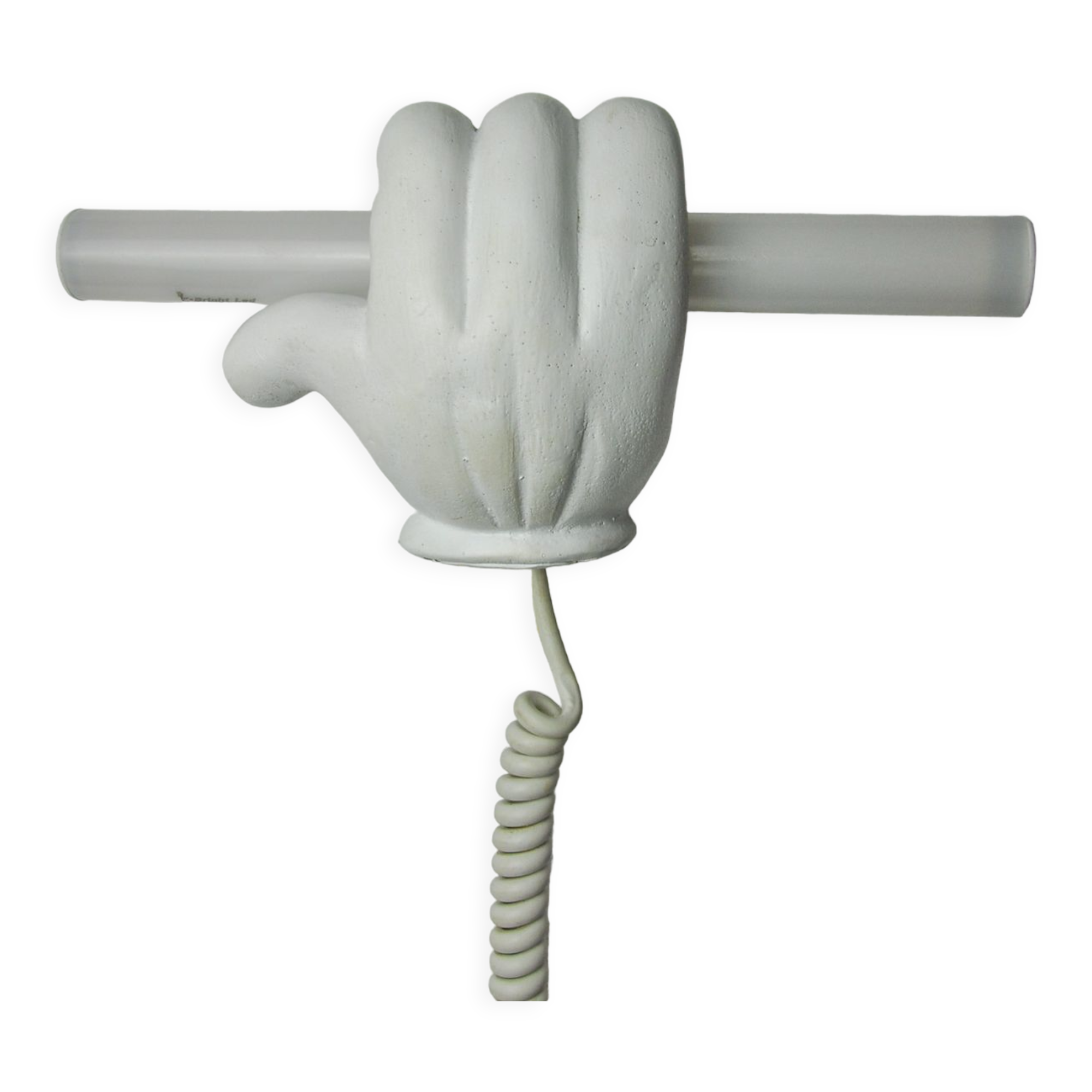 Handheld Mickey Mouse plaster wall lamp, France, 1970