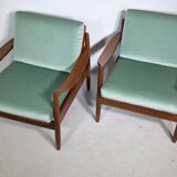 Mid-Century Design Teak Lounge Chairs from Denmark, Set of 2, 1960s