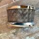 Silver metal bottle coaster