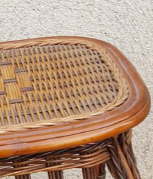 Sellette en osier ancienne