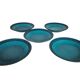 Ceramano - West-Germany - model Sapphire - 5 plates - ceramic - 1960's