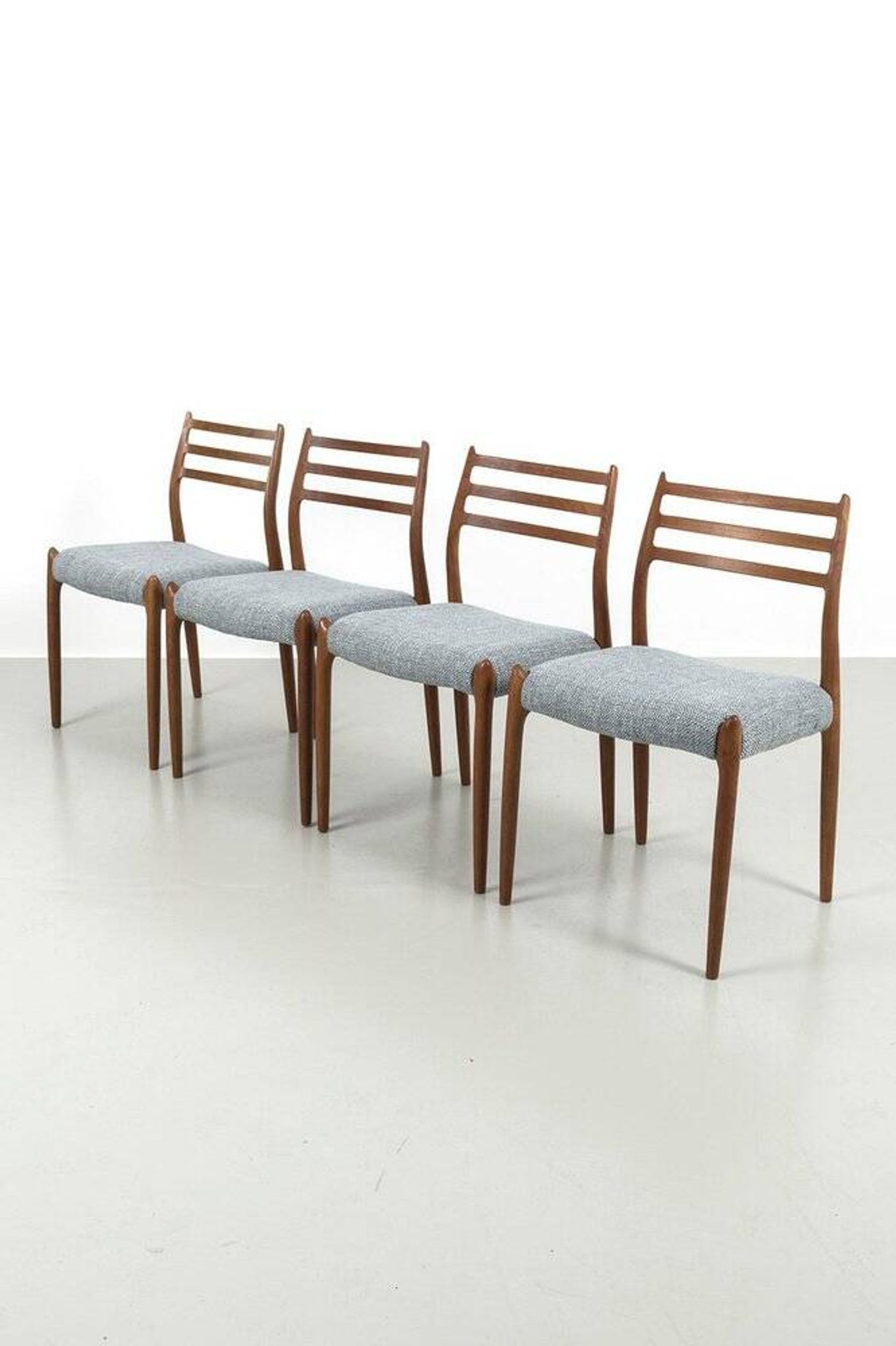 Set of Model 78 Chairs from Niels Møller