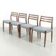 Ensemble de chaises Model 78 de Niels Møller