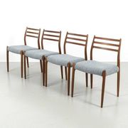 Set of Model 78 Chairs from Niels Møller