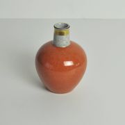 Crackle glaze porcelain vase by Royal Copenhagen, Denmark 1950s