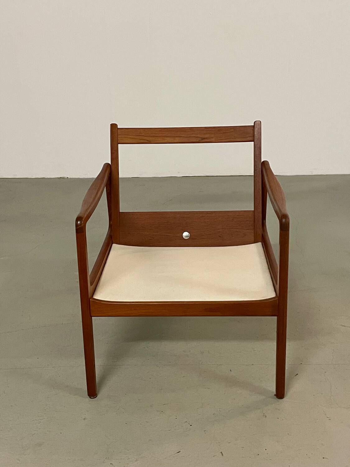 Fauteuils danois en teck par Ole Wanscher années 1960 MidCentury