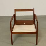 Fauteuils danois en teck par Ole Wanscher années 1960 MidCentury
