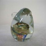 Isle of Wight glass paperweight bird