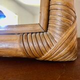 Curved bamboo mirror 1970