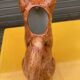 Ceramic jug in the shape of a fox.