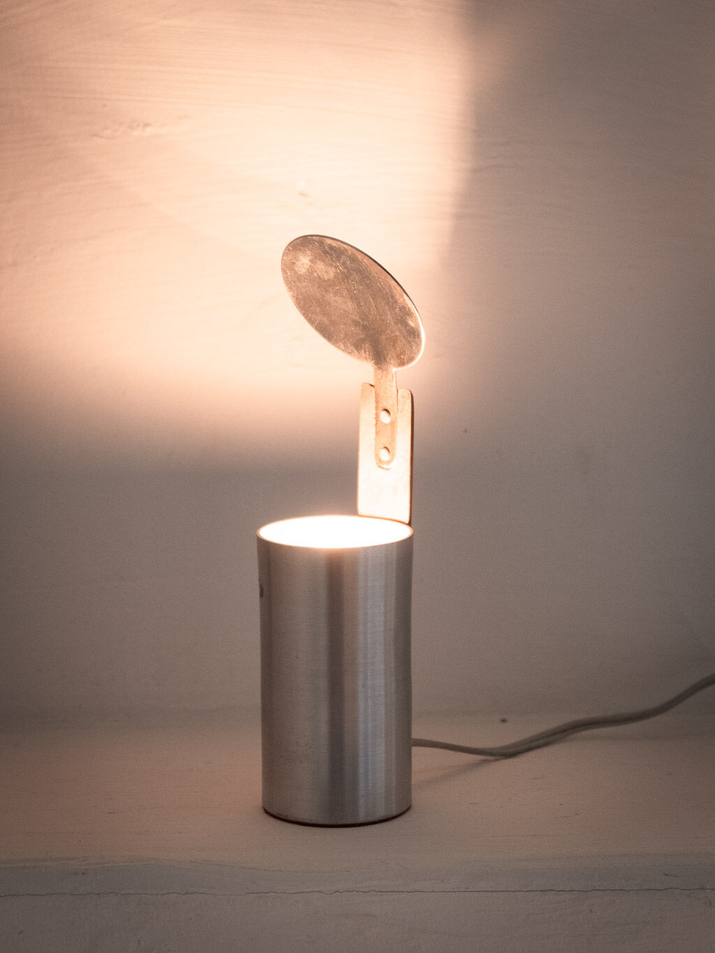 Vintage aluminum lamp