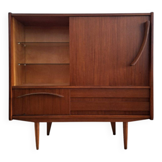 Enfilade vintage scandinave en teck, meuble buffet