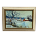 Original Swedish Oil On Canvas – “Dalslandsvinter” By Tage Gavik – Signed – Vintage & Framed – 50 × 37 Cm (19.7" × 14.6")