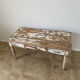 Wooden coffee table