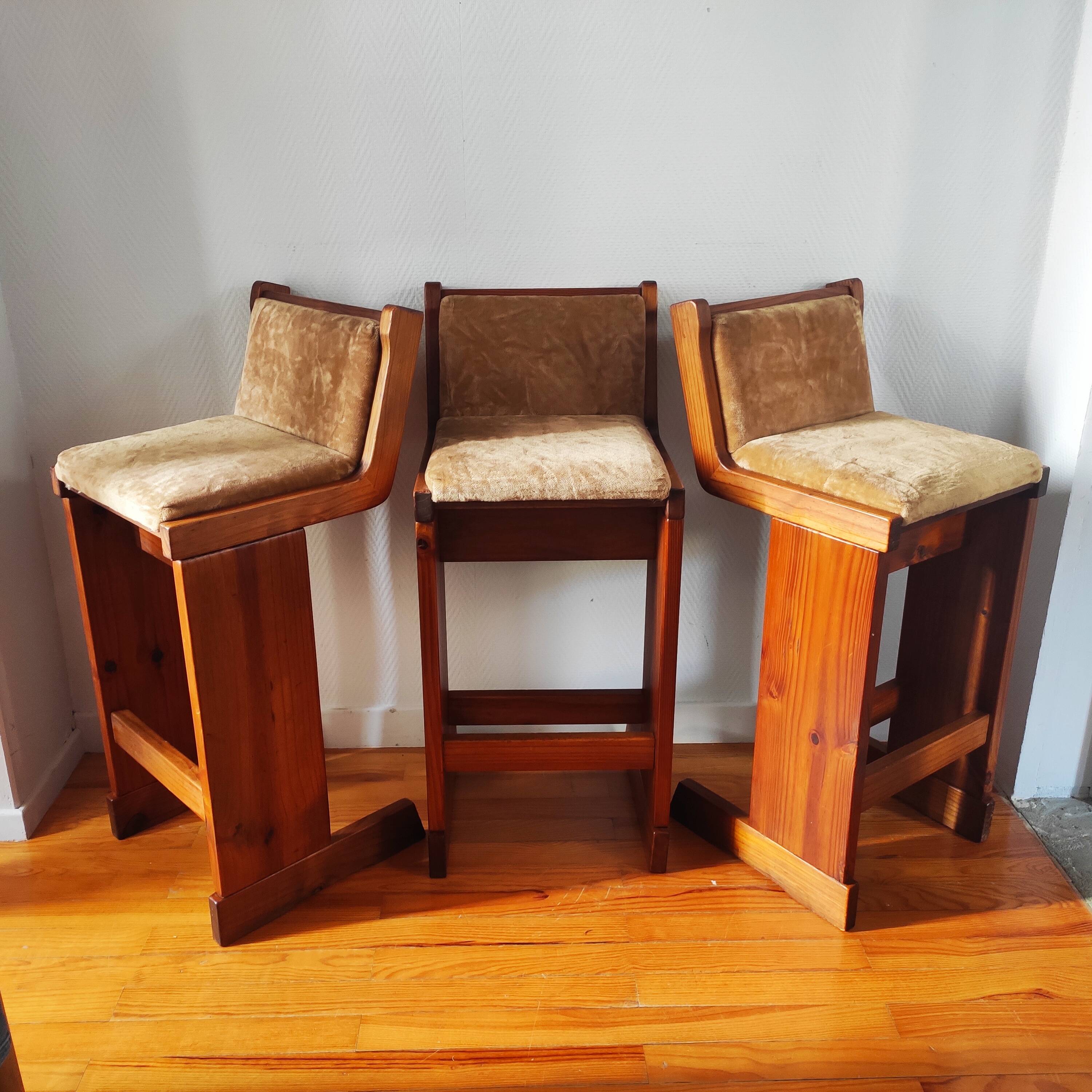 Vintage bar stools Scandinavian design