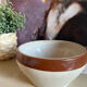 Vintage digoin stoneware salad bowl dish