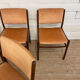 Série de 4 chaises en palissandre de Rio
