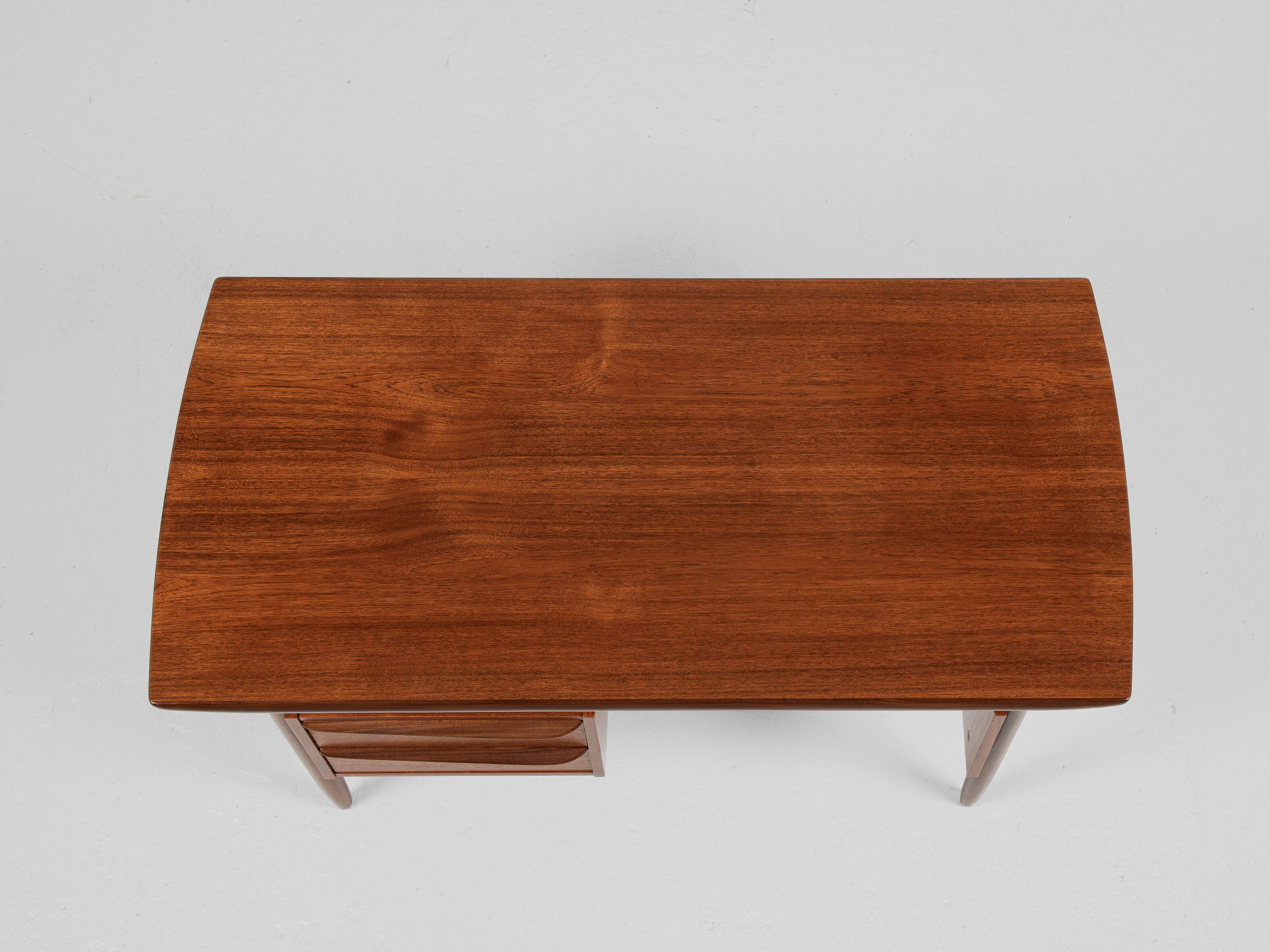 Midcentury Danish desk in teak 1960s - with 2 drawers
