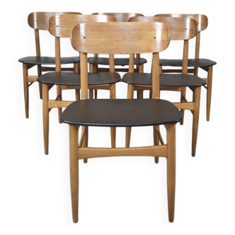 Lot de 6 chaises scandinaves