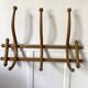 Thonet 1900 curved wooden wall coat rack