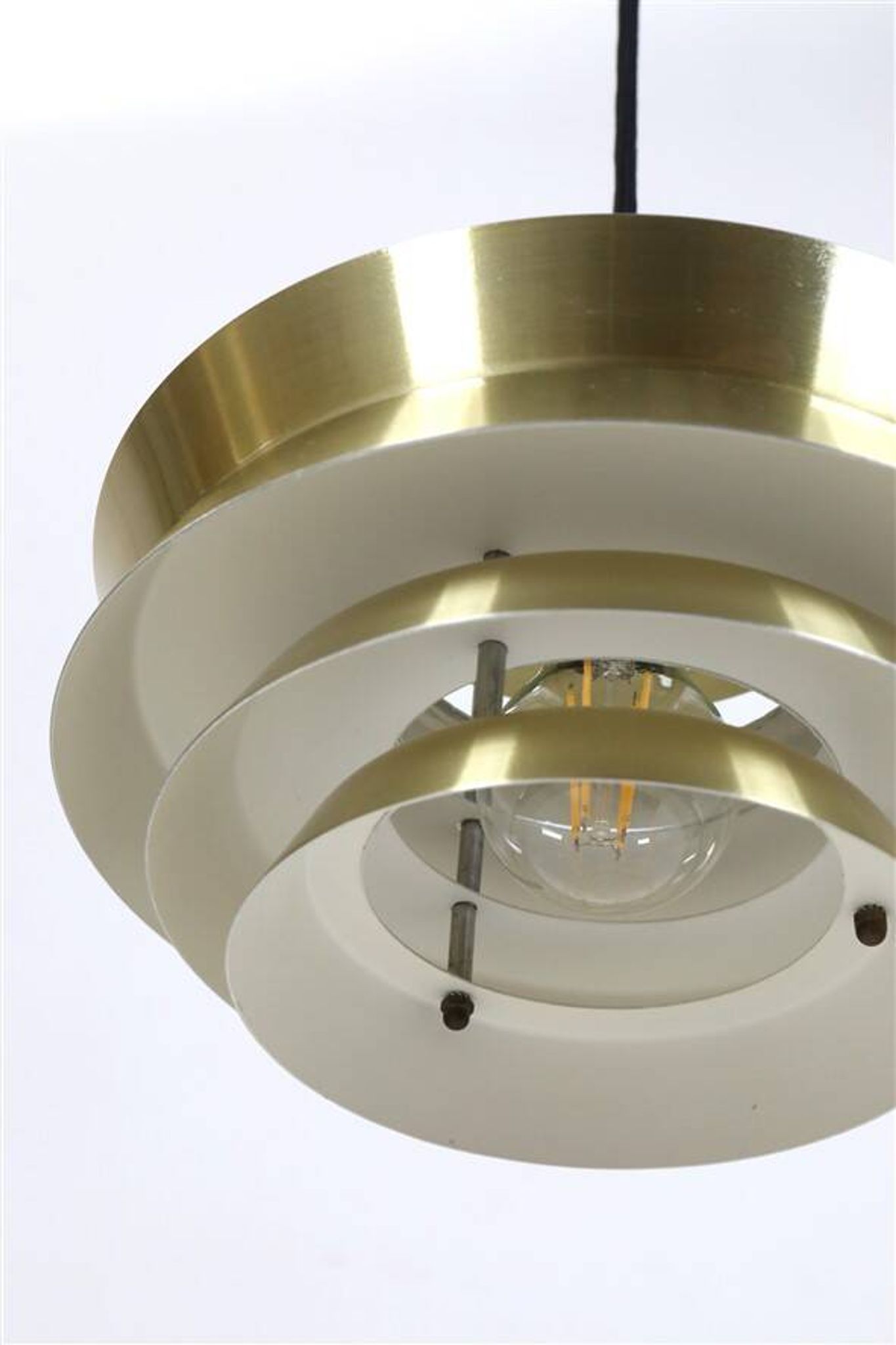 Granhaga / Carl Thore “Trava” pendant lamp 25 cm / brass / gold / aluminum / mid-century modern design / 1970s