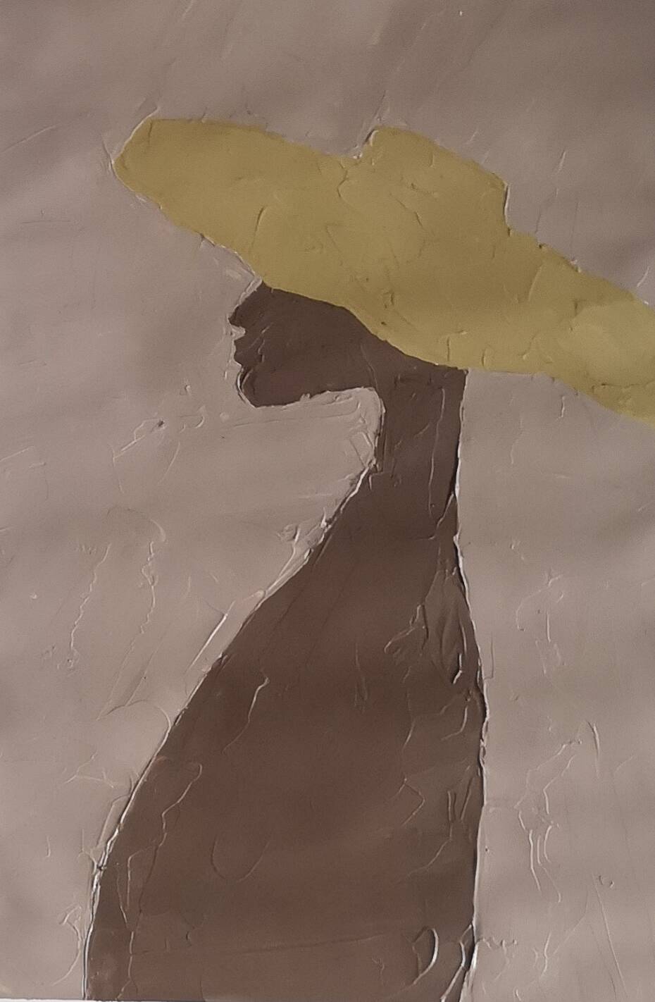 The woman with the hat