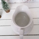 White porcelain pitcher