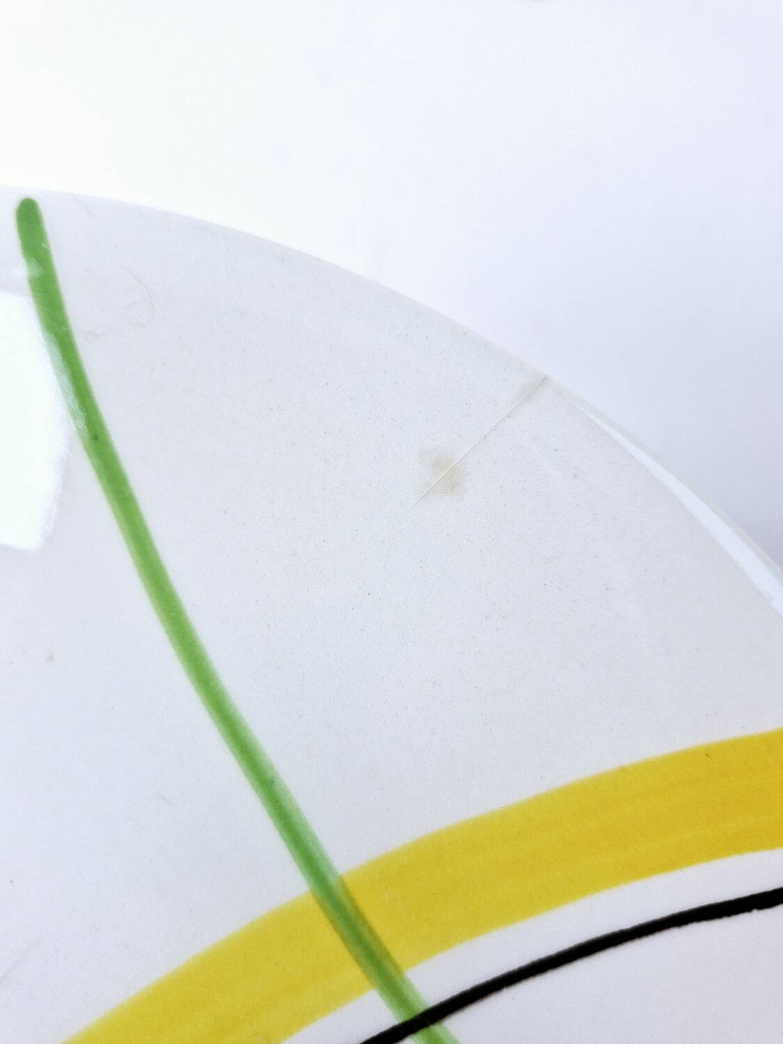 6 Vintage Gien Flat Plates Sarabande Model