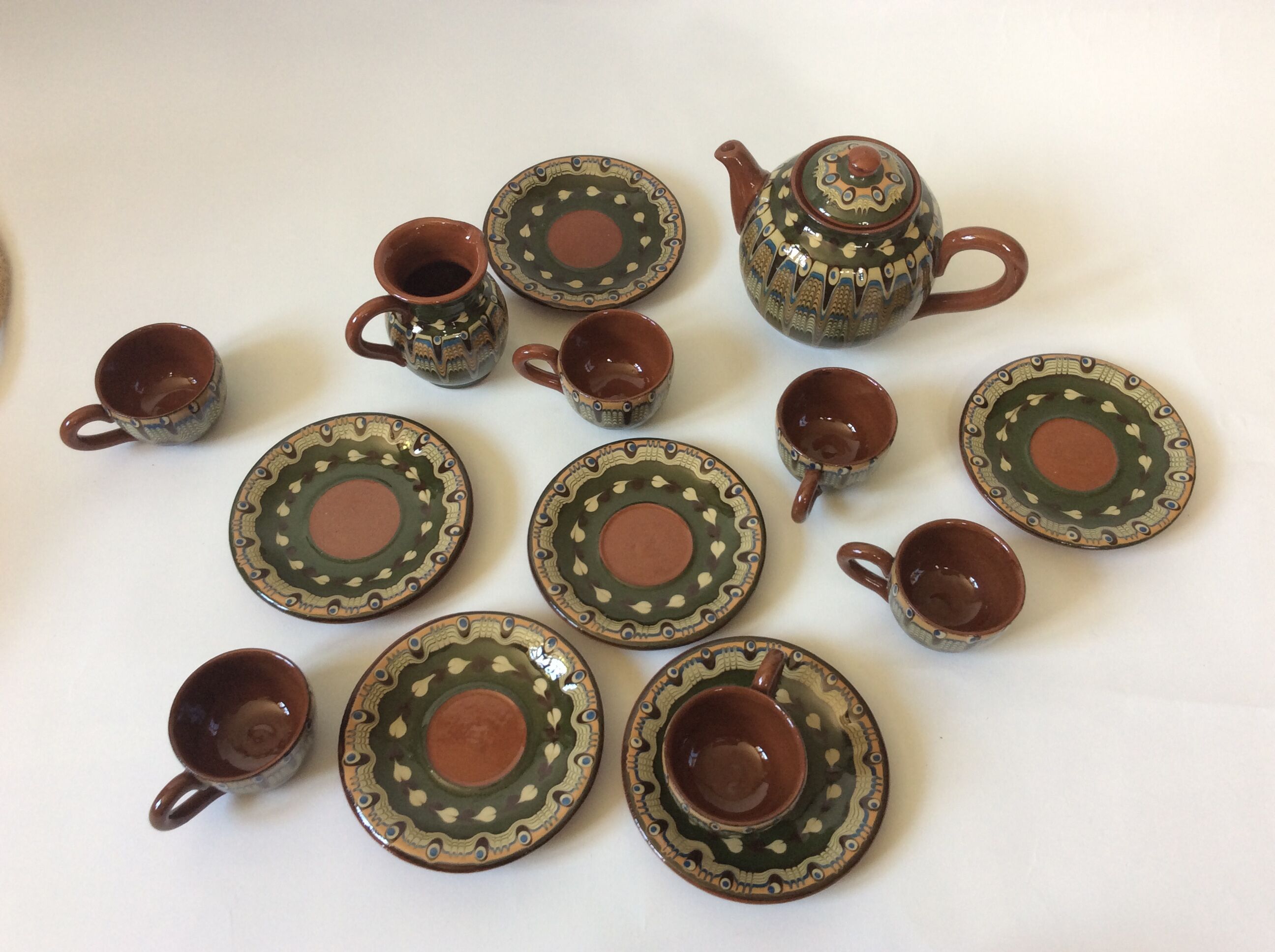 Vintage bulgaria coffee service