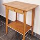 1950s side table with compass legs