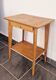 1950s side table with compass legs