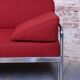 Bauhaus Sofa in Chrome and Upholstery by Hynek Gottwald, Czech, 1930s