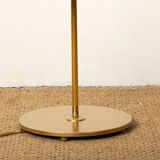 Swedish brass floor lamp, cast iron base, model G 019 by Bergboms 1960