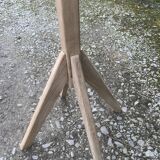 Scandinavian coat rack in raw oak