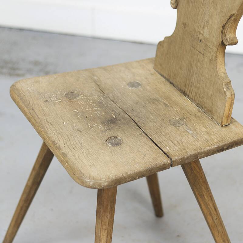 19th century antique Primitive mountain chair