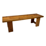 Solid pine coffee table / bench by Sven Larsson