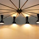 Very large chandelier Italian 24 lights Italian style years 50