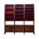 Rosewood modular shelving unit, Italian design, 1960s, production: Italy